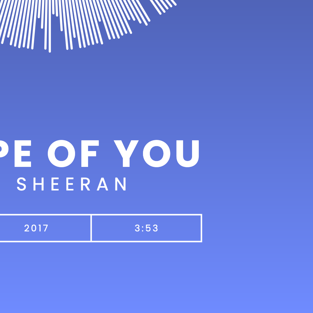 Shape of You — Ed Sheeran