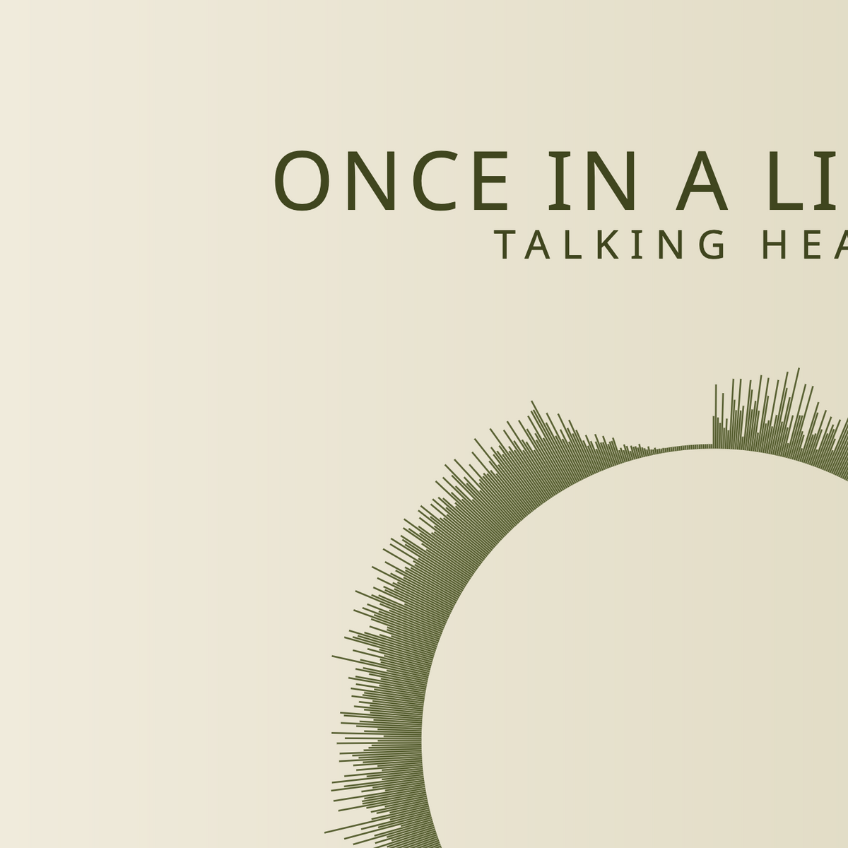 Once In A Lifetime — Talking Heads