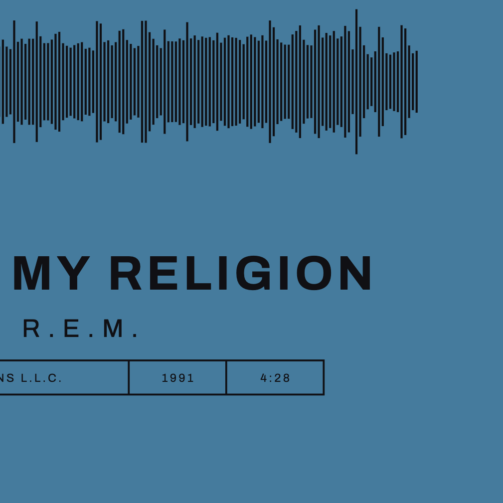 Losing my Religion - R.E.M.